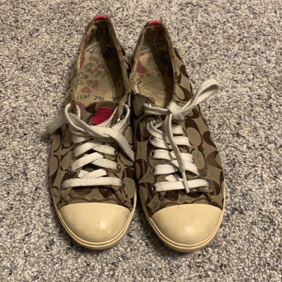 coach flat sneakers